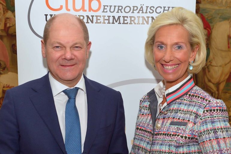 Olaf Scholz zu Gast beim Club europäischer Unternehmerinnen