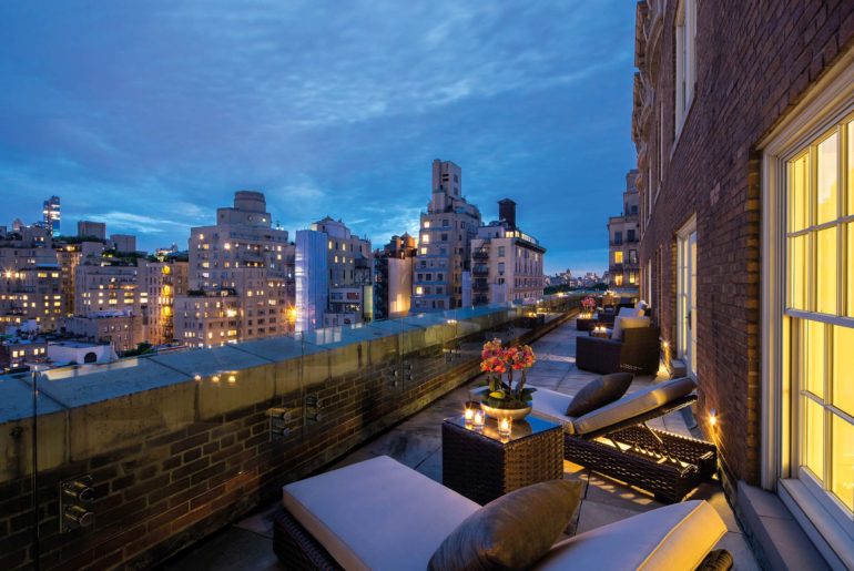 The Mark New York – Frühling an der Upper East Side Mark Five Bedroom Suite Terrace Night