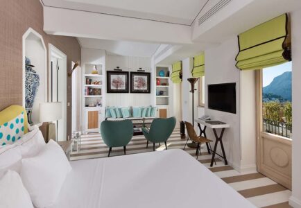 Klassische Elemente im Vintage-Stil aus aller Welt verleihen jedem 
Zimmer eine persönliche Note. junior suite garden 1