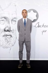 HAMBURG, GERMANY - MAY 10: Feng Tang during the Montblanc House opening on May 10, 2022 in Hamburg, Germany. (Photo by Franziska Krug/Getty Images for Montblanc International)